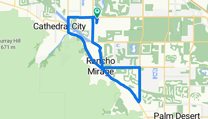 Fast ride in Rancho Mirage
