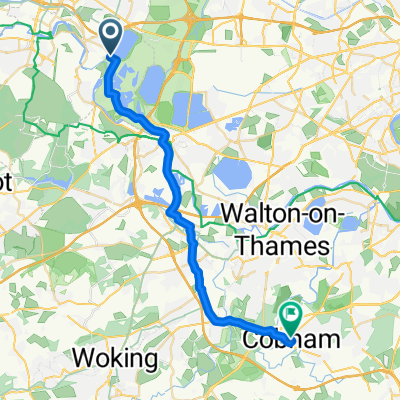 334 Horton Road, Slough to Churchfield House, Lushington Drive, Cobham