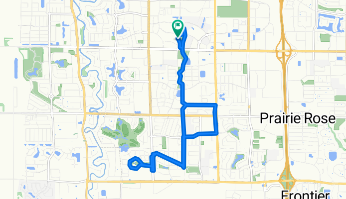 Relaxed route in Fargo