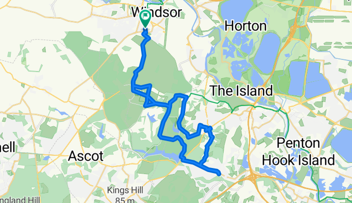Windsor to Viginia Water