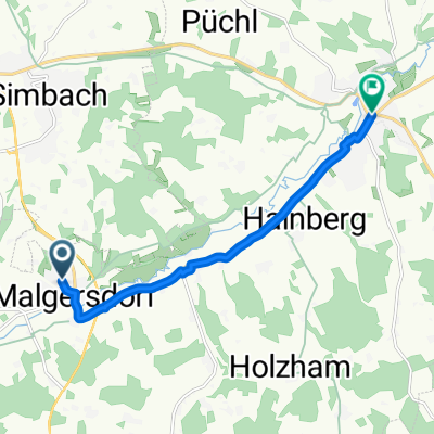 Klingenbergstraße 7, Malgersdorf nach Marktplatz 8–10, Arnstorf