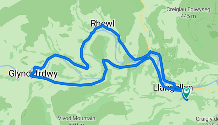Restful route in Llangollen