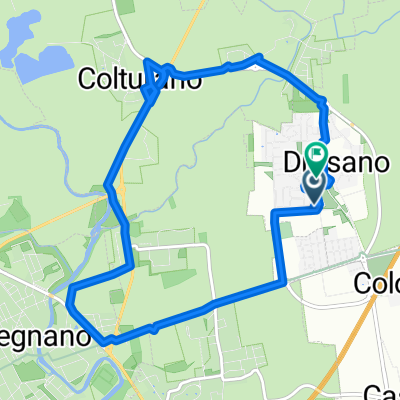 Da Via Alessandro Volta 1, Dresano a Via Raffaello Sanzio 8, Dresano