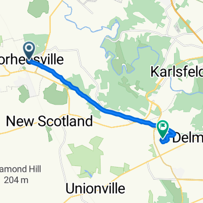 Rail Trail East to Delmar