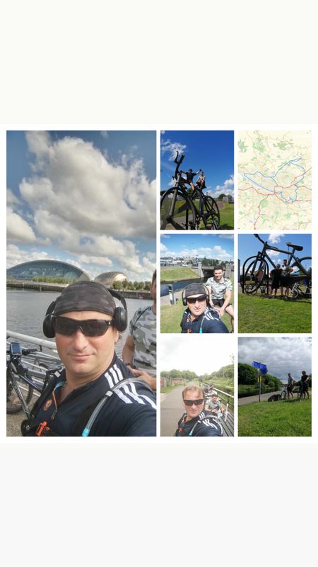 Relaxed route in Glasgow