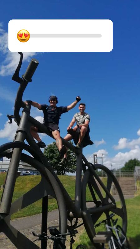 Relaxed route in Glasgow