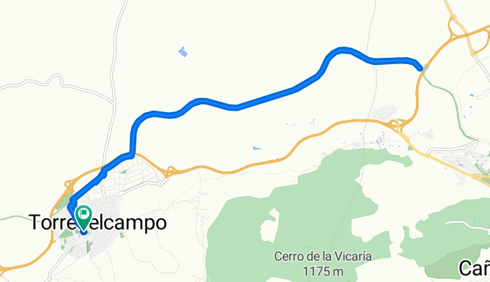 De Calle del Cid Campeador, 3, Torredelcampo a Calle del Campeador, 6, Torredelcampo