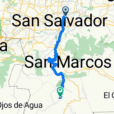 De 13 Calle Oriente #609, San Salvador a Carretera a Puerta del diablo, Los Planes de Renderos