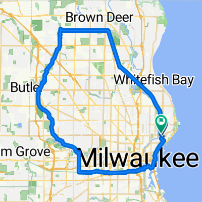 2137 N Oakland Ave, Milwaukee to 2417 N Bartlett Ave, Milwaukee