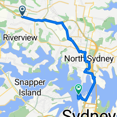 Steady ride in Barangaroo