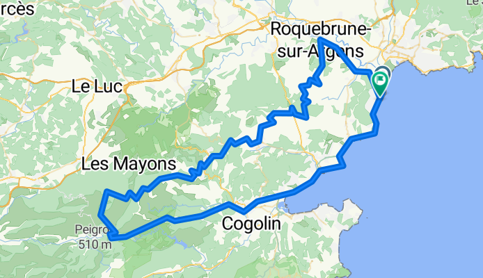 St-Aygulf- Collobriers-Col de Valdingarde
