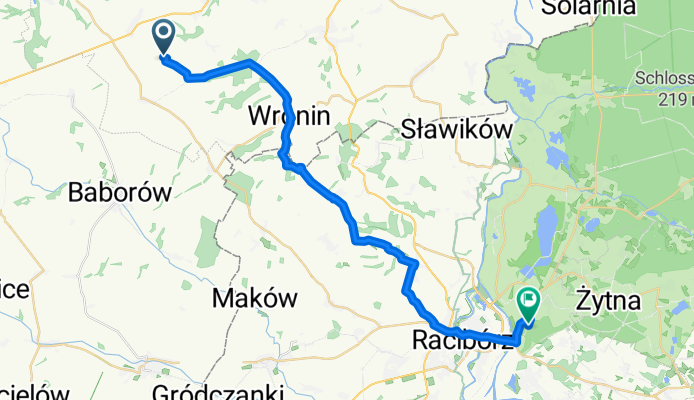 Dobieszów 36, Dobieszów do Markowicka 11–17, Racibórz