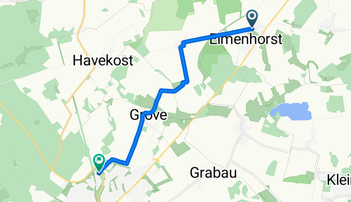 Lankener Weg 24, Elmenhorst nach Im Strange 28–30, Schwarzenbek