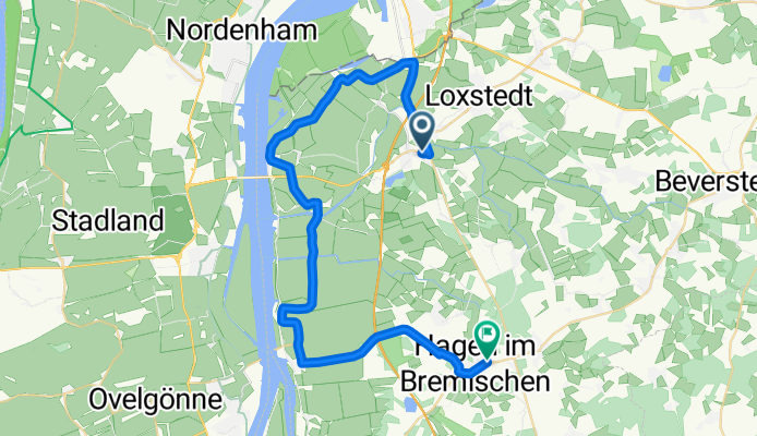 Ammerweg 11A, Loxstedt nach Amtsdamm 87, Hagen im Bremischen