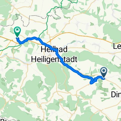 Restful route in Schachtebich