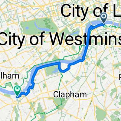 Thames Path Blackfriars - Wandsworth