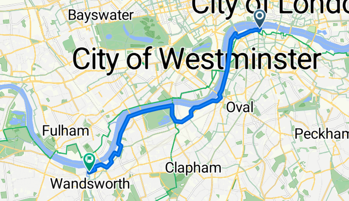 Thames Path Blackfriars - Wandsworth