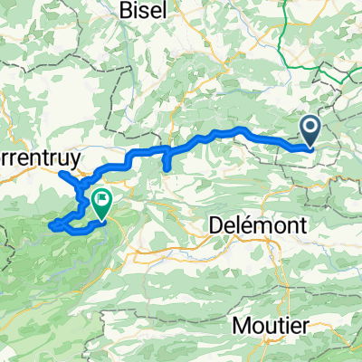 Restful route in St-Ursanne