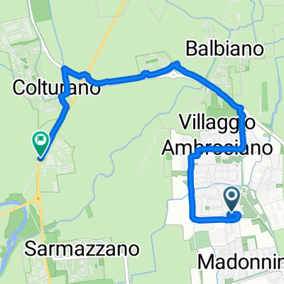 Giro a velocità lenta in Dresano