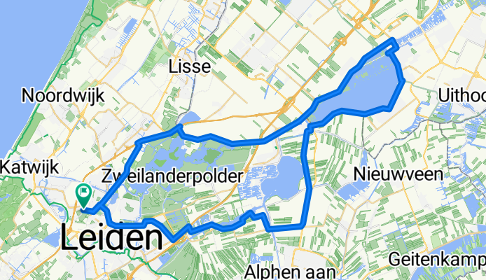 Fast ride in Oegstgeest