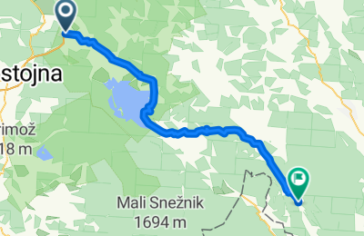Route in der Bikemap App öffnen