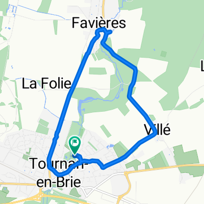 De Allée de la Marsange 9, Tournan-en-Brie à Allée de la Marsange 9, Tournan-en-Brie