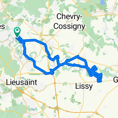 De Rue du Général Leclerc 61B, Mandres-les-Roses à Rue Georges Coubard 204, Boussy-Saint-Antoine