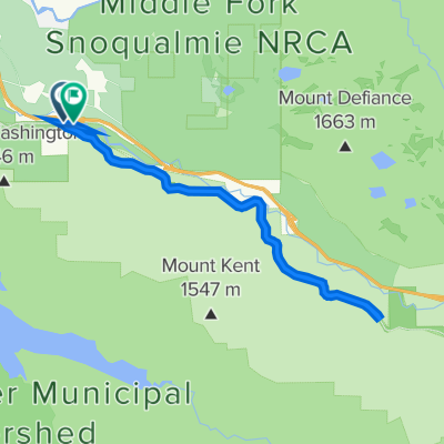 Iron Horse Trail, North Bend to Southeast Homestead Valley Road 50501, North Bend
