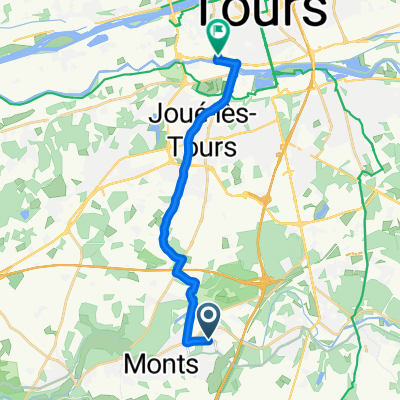 De 8B Rue de la Pinsonnière, Monts à 10 Rue du Champ de Tir, Tours