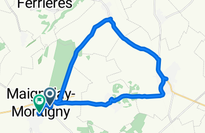 Route in der Bikemap App öffnen