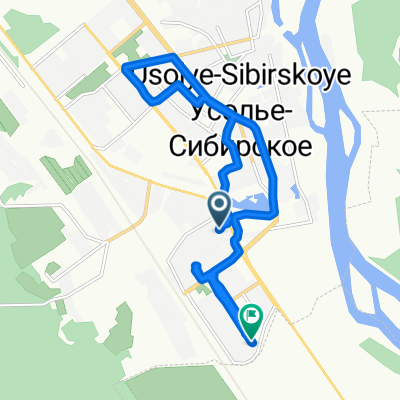 Маршрут в проспект Космонавтов, Усолье-Сибирское