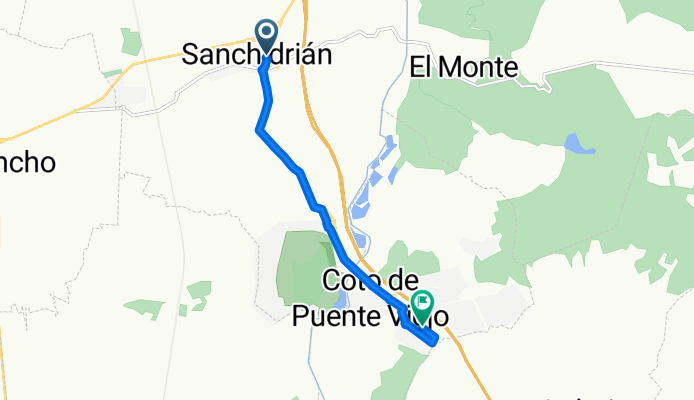 De Plaza Mayor, 7, Sanchidrián a Calle Jupiter, 22, Maello