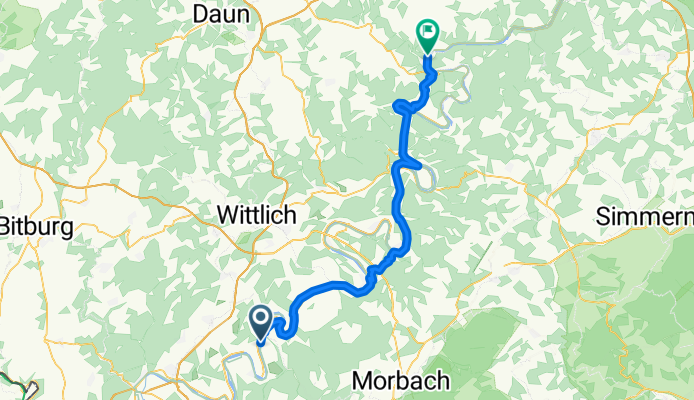 Römerstraße 52, Neumagen-Dhron nach Moselstraße 31, Cochem