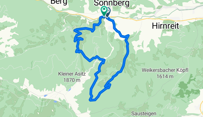 Asitz, kleine Rundtour von der Steinbergbahn über Schwarzbachtal zum Asitz-Speicherteich Mittelstation und zurück
