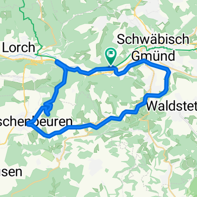 Schwäbisch Gmünd - Wäschenbeuren (auf alter Bahntrasse) CLONED FROM ROUTE 66718