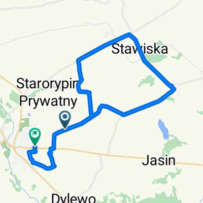 Sporty route in Rypin
