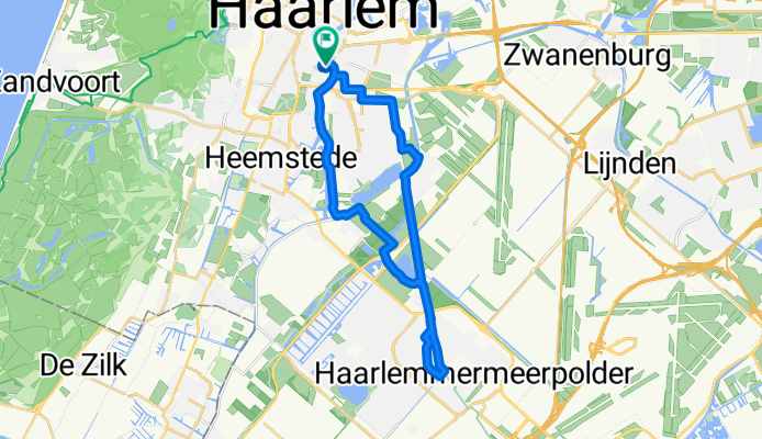 От Koningsteinstraat 13, Харлем до Eendjespoortstraat 14, Харлем