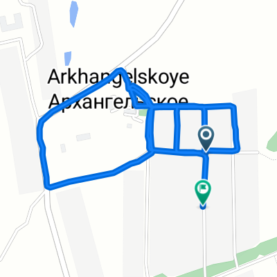 Moderate route in Архангельское