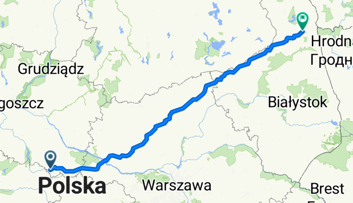 Narutowicza 65, Izbica Kujawska do Płaska 80D, Płaska
