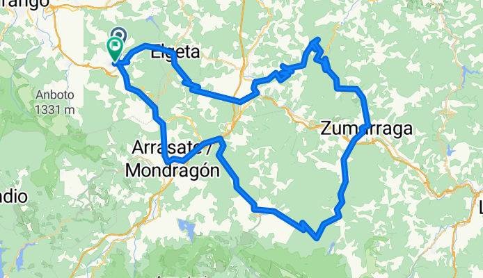 De Calle de Arestiortu, 63–69, Elorrio a Calle de Balendin Berriotxoa, Elorrio