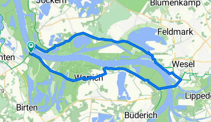 Bislicher Insel Ostroute