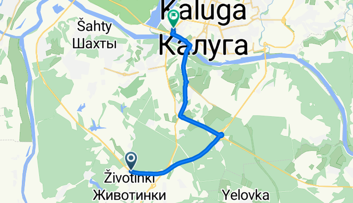 Неторопливый маршрут в Калуга