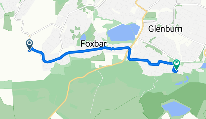 Bardrain Farm, Foxbar Road, Johnstone to 23 Glenvilla Circle, Paisley
