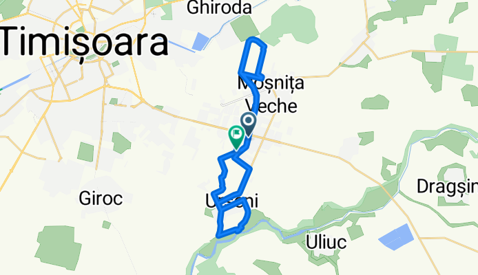 Strada Principală 8, Moșnița Nouă to Strada Rudăria 21, Moșnița Nouă