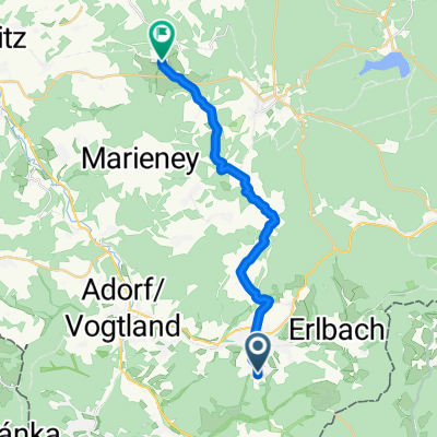 Blistering ride in Schöneck/Vogtland