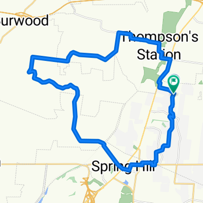 16 Mile Route to Spring Hill