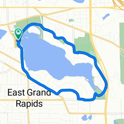 Relaxed route in East Grand Rapids