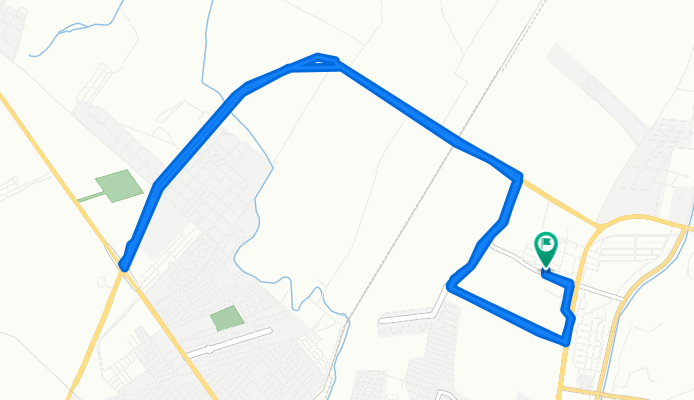 Relaxed route in Monclova