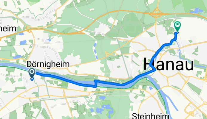 Da Schmiedegasse 12, Mühlheim am Main a Martin-Luther-King-Straße 36A, Hanau