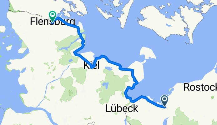 Wismar-Grömitz-Kiel-Flensburg